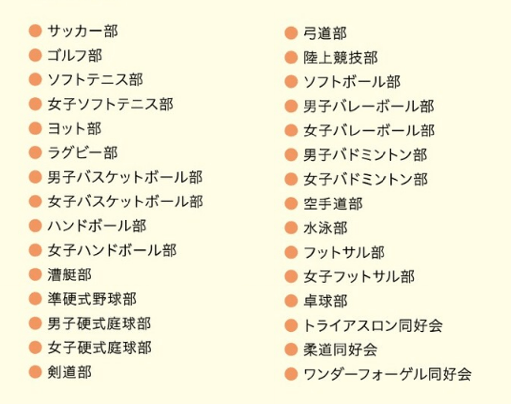 体育会系サークル